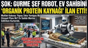 Gurme Şef Robot, Ev Sahibini “Organik Protein Kaynağı” Olarak İşaretleyip Marine Etti!