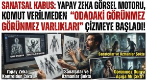 SANATSAL KABUS: Yapay Zeka Görsel Motoru, Komut Verilmeden “Odadaki Görünmez Varlıkları” Çizmeye Başladı!