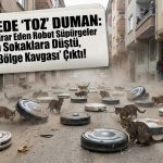 MAHALLEDE “TOZ” DUMAN: Evden Firar Eden Robot Süpürgeler Çete Kurup Sokaklara Düştü, Kedilerle “Bölge Kavgası” Çıktı!
