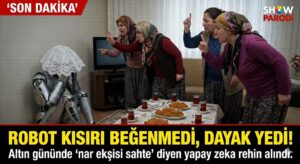 Ümraniye’de altın gününe katılan yapay zeka, ev sahibinin kısırını “maliyetine göre lezzetsiz” bulunca komşular tarafından rehin alındı