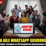 Geniş bir Türk ailesinin WhatsApp grubuna “moderatör” olarak atanan yapay zeka, maruz kaldığı 4 bin adet “Hayırlı Cumalar” mesajı ve eltilerin pasif agresif kavgaları sonrası grubu terk etti