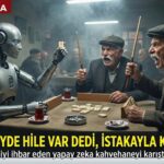 Esenler’de kahvehaneye giden yapay zeka, okey masasında taş çalan emekliyi siber suçlara ihbar edince sandalyeyle kovalandı
