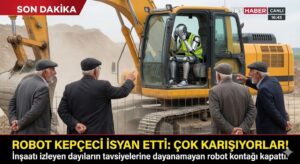 İstanbul’da kentsel dönüşüm inşaatında çalışan robot kepçe operatörü, çitlerin arkasından sürekli taktik veren emekliler yüzünden şantiyeyi terk etti